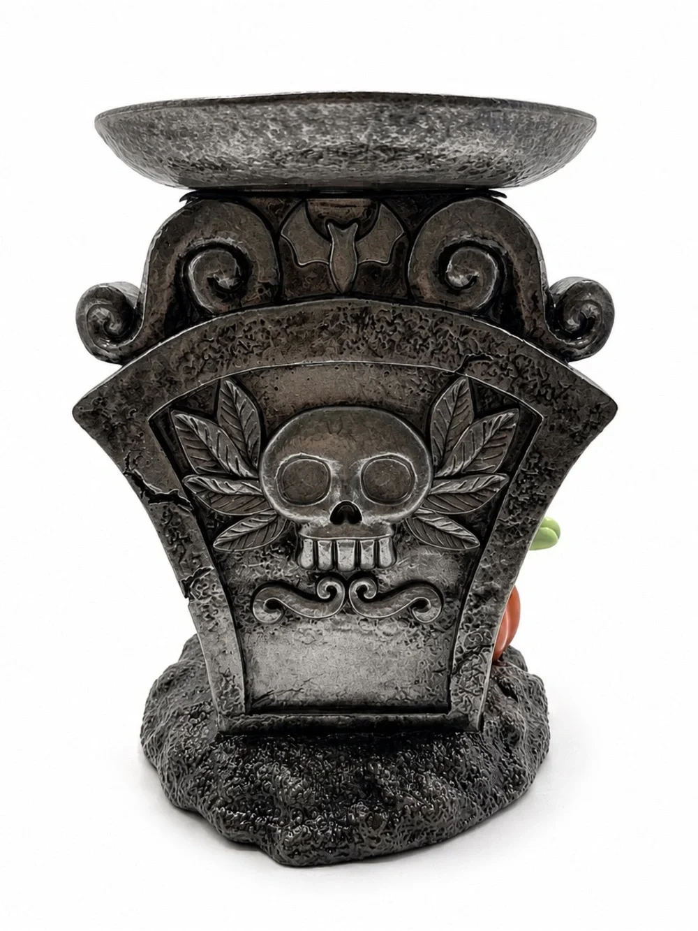 Bath & Body Works 2026 Glow-in-the-Dark Dancing Skeleton 3-Wick Candle Holder